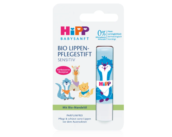 Hipp Babysanft - Balsam de buze pentru copii, bio