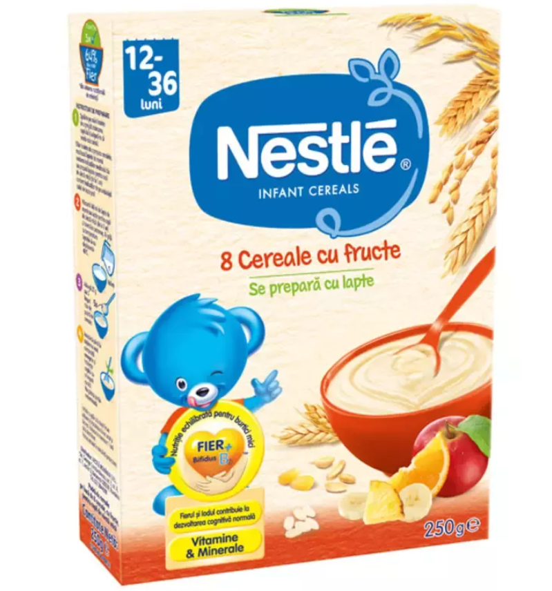 Nestle - 8 Cerele cu fructe pentru copii de la 12 luni